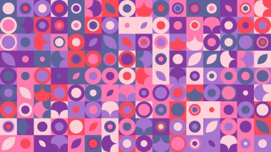 Geometrik desen web sitesi arka plan - soyut renkli vektör tasarımı