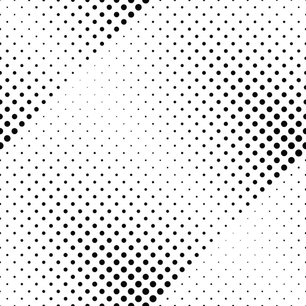 Naadloze abstracte dot patroon achtergrond-monochroom vectorafbeelding — Stockvector