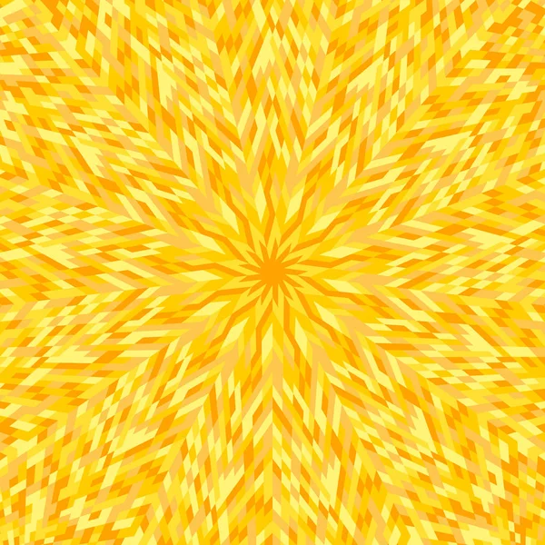 Colorful hypnotic dynamic circular burst mosaic background — Stock Vector