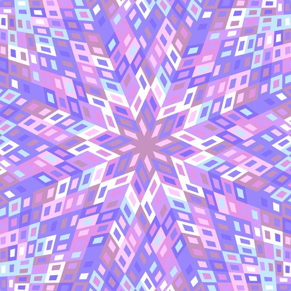 Abstracte kleurrijke hypnotiserende geometrische ronde mozaïek patroon achtergrond — Stockvector