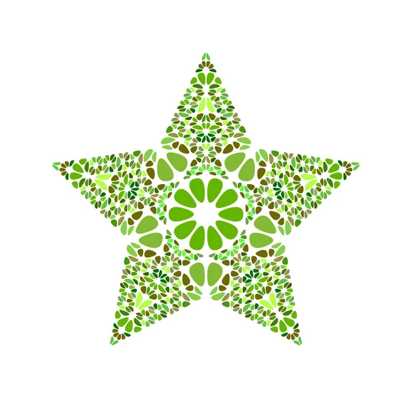 Izolált geometrikus drágakő csillag logo sablon — Stock Vector