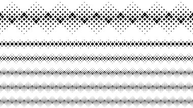 Çizgi kümesini bölen geometrik diyagonal kare desen