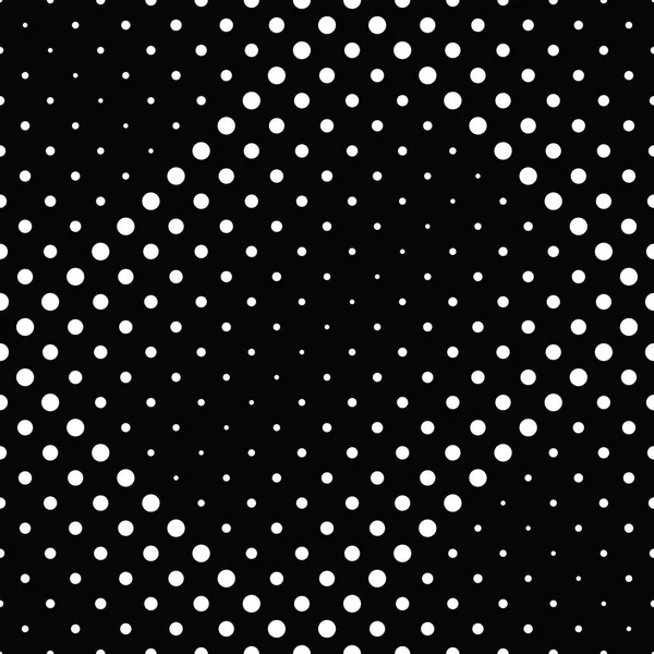 Seamless abstract monochrome circle pattern background design — Stock Vector