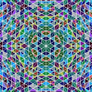 Dinamik soyut yuvarlak karo mozaik desen arka plan