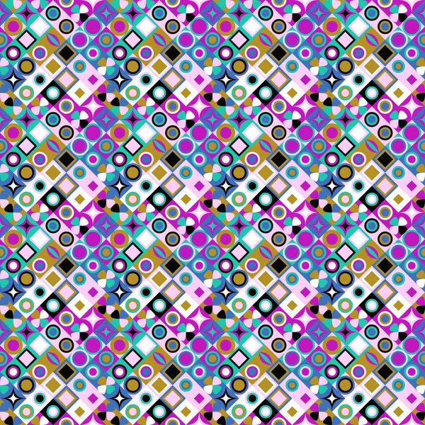 Motif géométrique diagonal coloré sans couture conception de fond — Image vectorielle