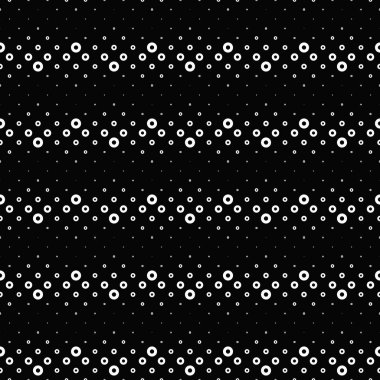 Siyah beyaz geometrik halka desen arka plan