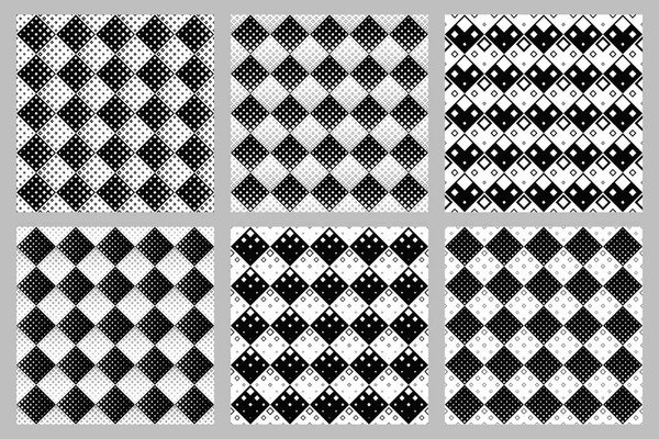 Geometrik soyut kare desen arka plan seti