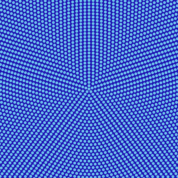 Halftone retro blue circle pattern background design — Stock Vector