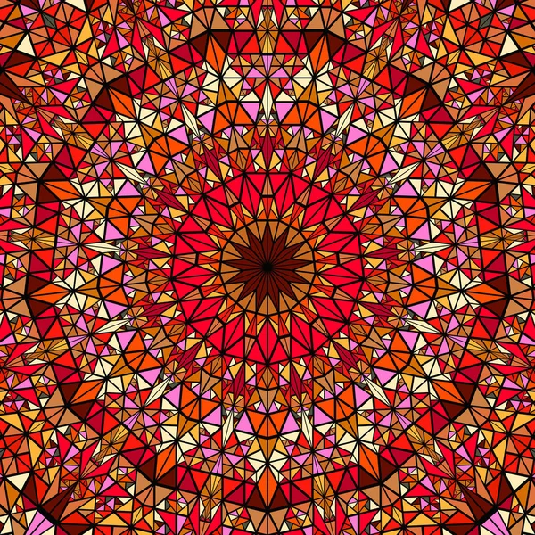 Colorat geometric poligonal abstract fundal rotund mozaic — Vector de stoc