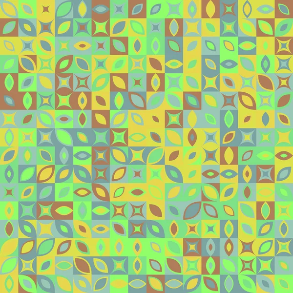 Мозаїчний візерунок фон - абстрактні барвисті Векторні ілюстрації — стоковий вектор