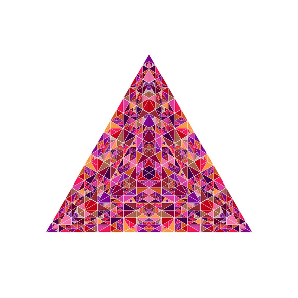 Poligonal üçgen üçgen - soyut renkli vektör elemanı