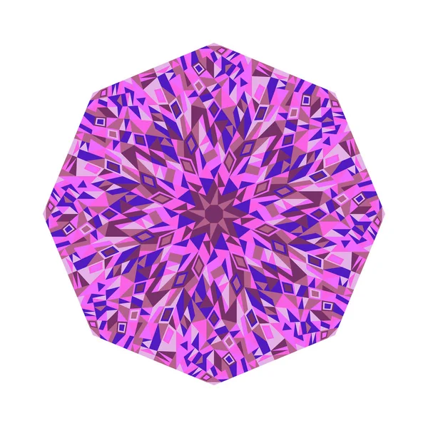 İzole renkli geometrik karo mozaik sekizgen çokgen