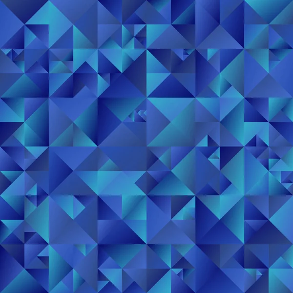 Gradiente geométrico abstracto azul triángulo fondo — Archivo Imágenes Vectoriales