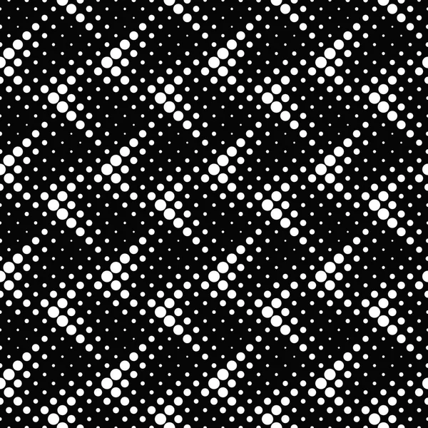Geometrische schwarz-weiße nahtlose Punktmuster Hintergrund — Stockvektor