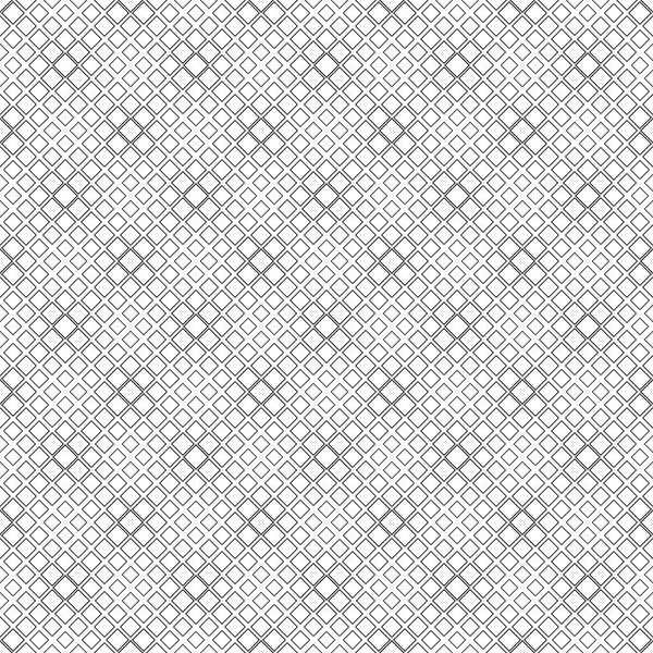 Nahtlose geometrische monochrom abstrakte quadratische Muster Hintergrund — Stockvektor