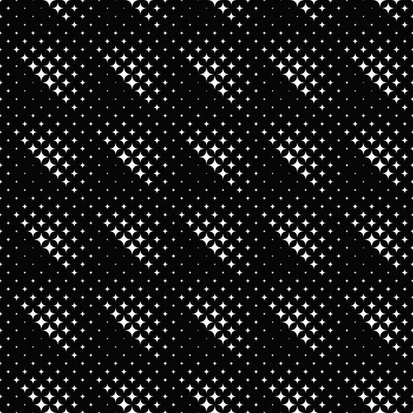 Бесшовная геометрическая черно-белая звезда рисунок фона Векторная Графика