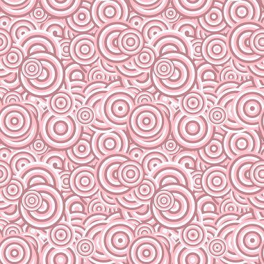 Geometrik daire desen arka plan tasarımı - eşmerkezli halkalardan renk vektör illüstrasyon