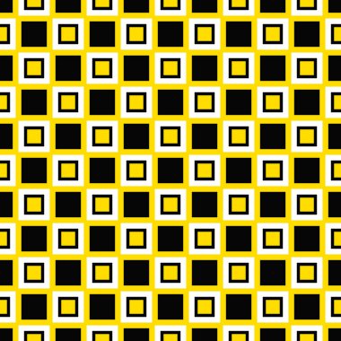 Dikişsiz soyut kare desen arka plan - vektör tasarımı