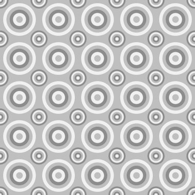 Geometrik dikişsiz desen - vektör daire tasarımı