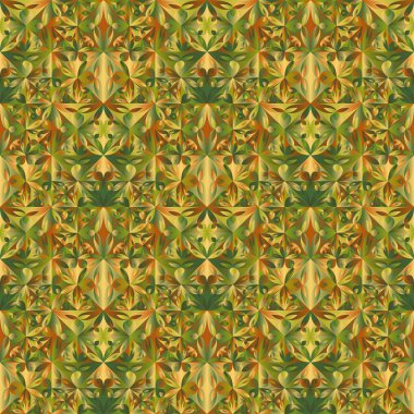 Çok renkli çok renkli çiçek üçgen desen arka plan tasarımı