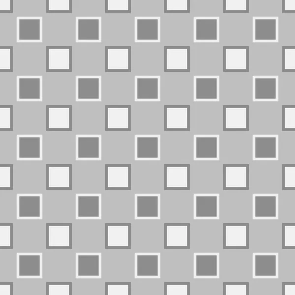 シームレスな幾何学的な正方形のパターン背景 — ストックベクタ