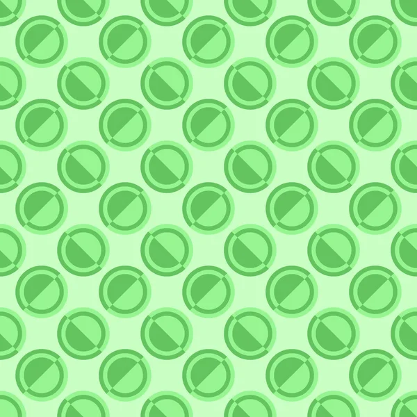 Geometrische Kreis-Muster-Design-Hintergrund - Farbvektorgrafik — Stockvektor