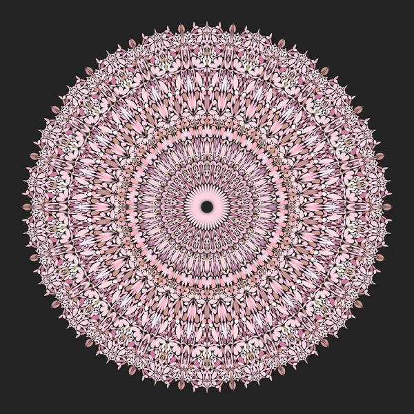 Floral sier Mandala Graphic-vector design element — Stockvector