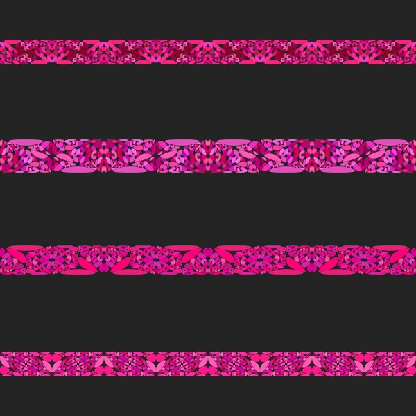 Ensemble de lignes de séparation en mosaïque de pierre éléments de conception vectorielle — Image vectorielle