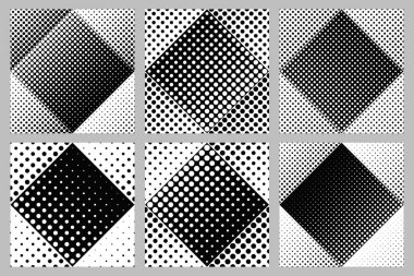 Geometrik Dikişsiz daire deseni arka plan seti