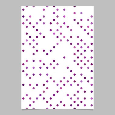 Soyut geometrik nokta desen arka plan el ilanı şablonu - vektör grafiği