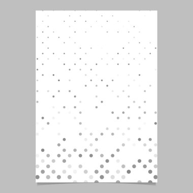 Soyut yinelenen nokta desen broşür arka plan - vektör grafik