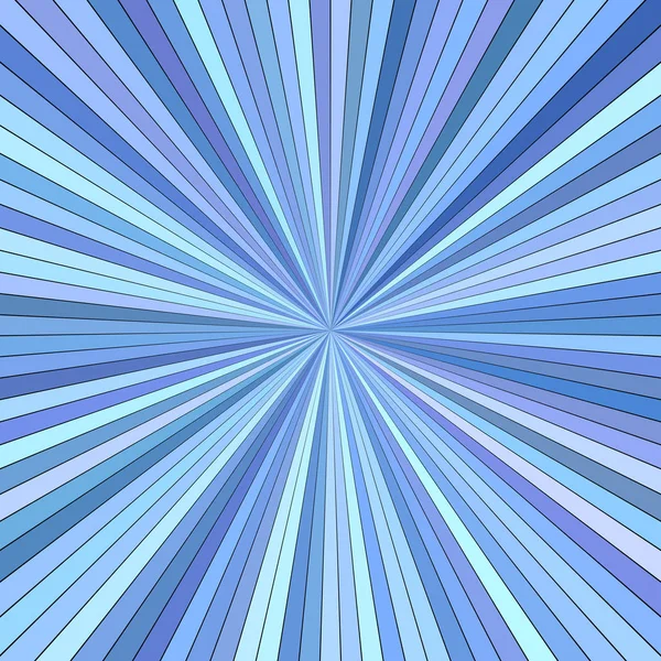 Blue Abstract hipnotikus csíkos csillag burst háttér design — Stock Vector