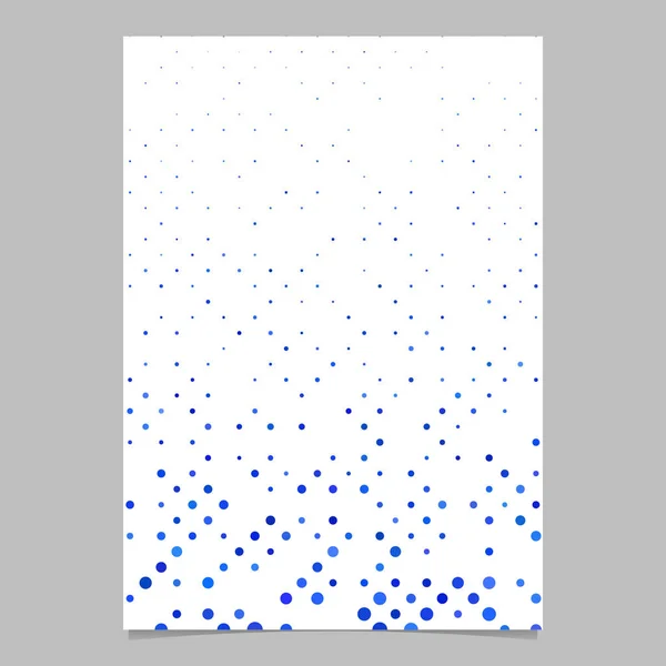 Шаблон фоновой брошюры с абстрактными точками — стоковый вектор