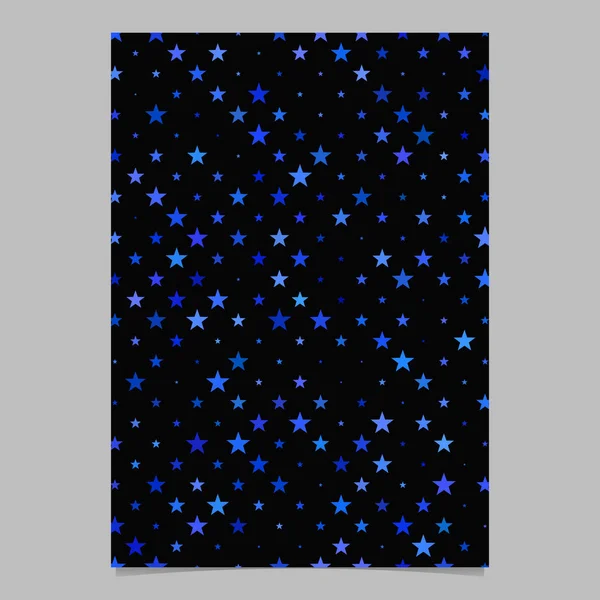 Шаблон фоновой брошюры геометрического рисунка звезды — стоковый вектор