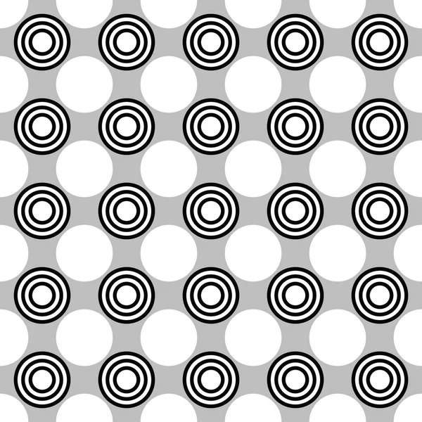 Naadloze geometrische cirkel patroon achtergrond — Stockvector