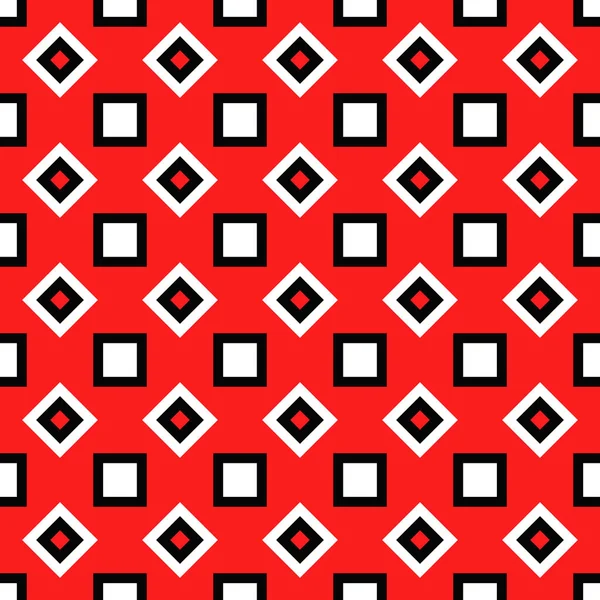 抽象的なシームレスな正方形パターンの背景 — ストックベクタ