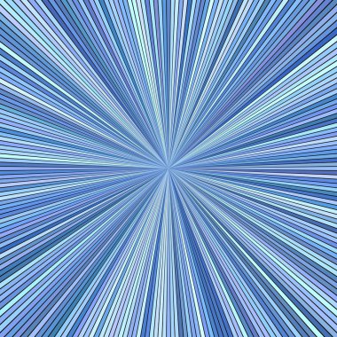 Mavi soyut hipnotik çizgili ışın patlaması arka plan tasarımı