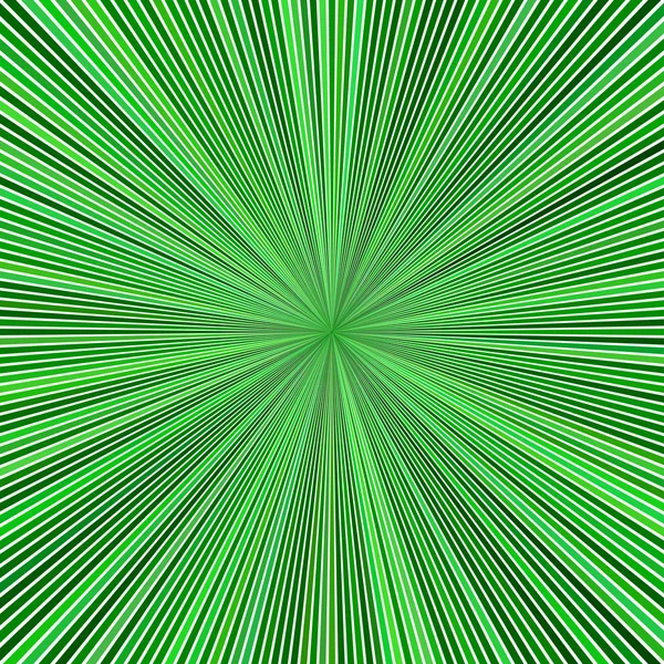 从条纹射线的绿色迷幻抽象射线爆发背景 — 图库矢量图片