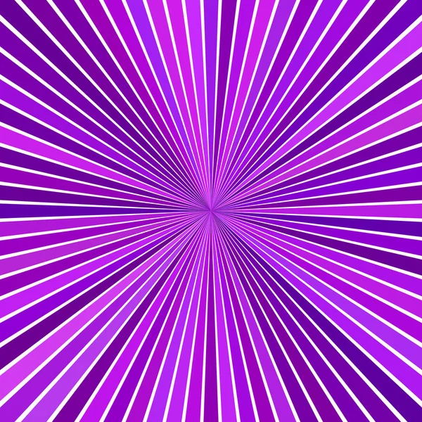 Roxo hipnótico abstrato listrado ray burst fundo design — Vetor de Stock