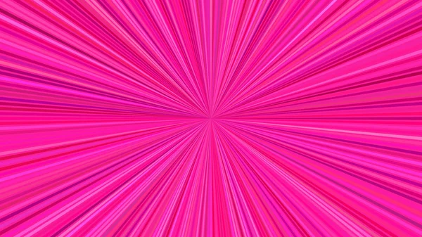 Rose abstrait hypnotique rayé soleil rafale fond design — Image vectorielle