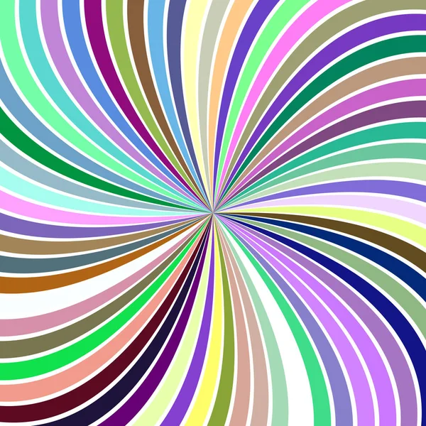 Красочный гипнотический абстрактный спиральный разрыв полосы фона — стоковый вектор