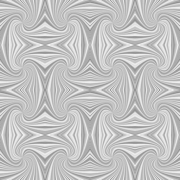 Gris inconsútil hipnótico abstracto remolino raya patrón fondo — Vector de stock