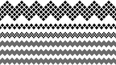 Özet yineleme diyagonal kare sayfa bölücü çizgi kümesi