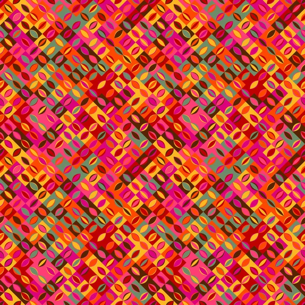 Inconsútil abstracto colorido diagonal curva forma patrón fondo — Vector de stock