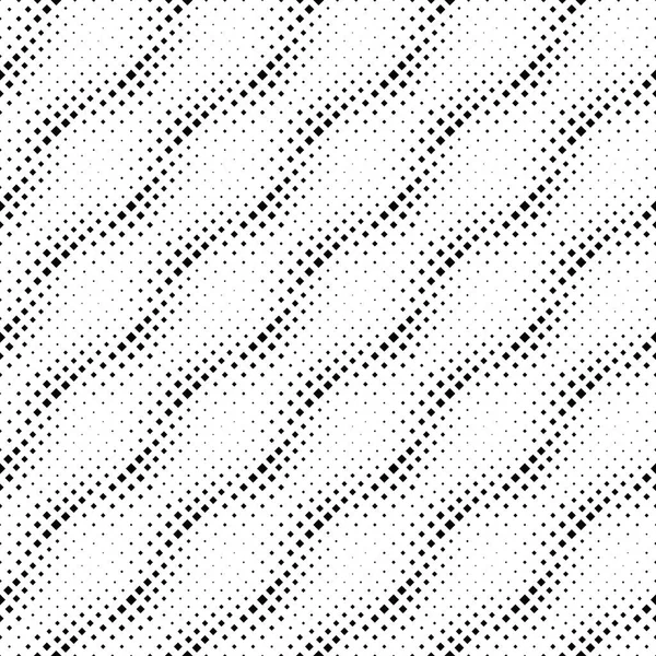 Abstrakte quadratische Muster Hintergrund - monochromes Vektordesign — Stockvektor
