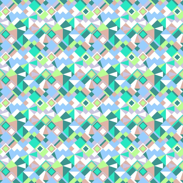 Bunte nahtlose Mosaik-Muster Hintergrund - abstrakte Vektor-Design — Stockvektor