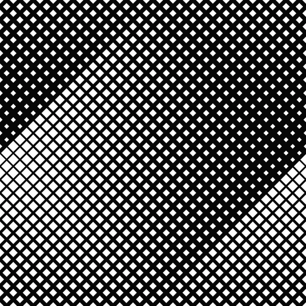 흑백 원활한 사각형 패턴 배경 — 스톡 벡터