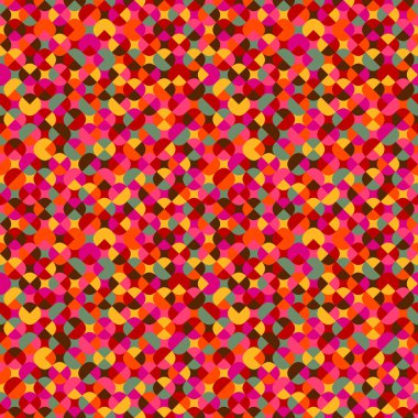 Renkli sorunsuz kaotik kavisli şekil desen arka plan tasarımı