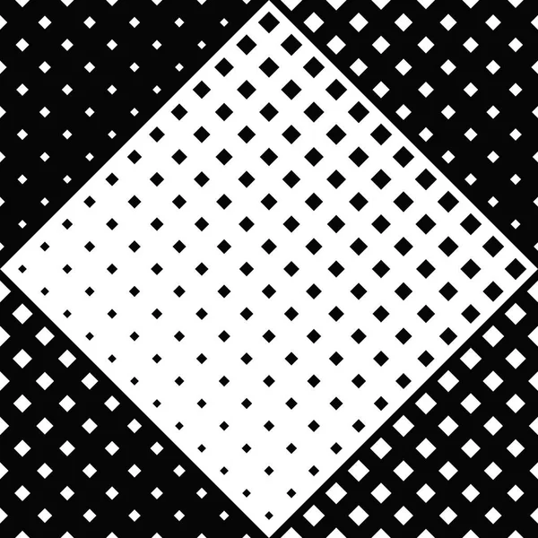 Fondo geométrico de patrón cuadrado diagonal en blanco y negro — Archivo Imágenes Vectoriales