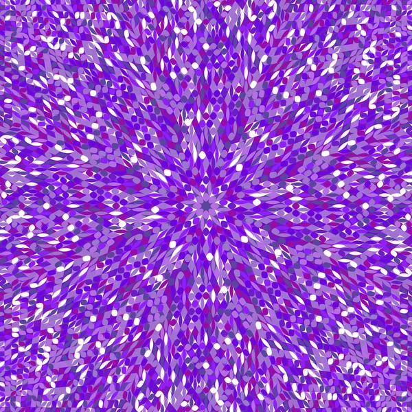 Барвистий гіпнотичний мозаїчний дизайн квіткового фону — стоковий вектор